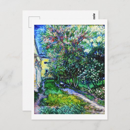 ヴァン・ゴッホ・サン・レミーのアサイア庭園 ポストカード (正面/裏面)