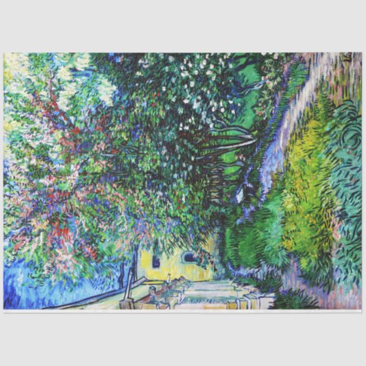 ヴァン・ゴッホ・サン・レミーのアサイア庭園 薄葉紙 (正面)