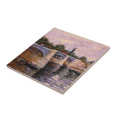 ヴァン・ゴッホ セーヌ川とグラン・ジェット橋 タイル (側面)