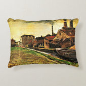 ヴァン・ゴッホ – ハーグの製鉄所 アクセントクッション (正面)