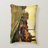 ヴァン・ゴッホ – ハーグの製鉄所 アクセントクッション (裏面(縦))