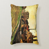 ヴァン・ゴッホ – ハーグの製鉄所 アクセントクッション (正面(垂直))