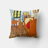 ヴァン・ゴッホ – ビンセント絵画の寝室は有名。 クッション (裏面)