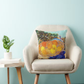 ヴァン・ゴッホ・ブルー・グローブのオレンジとレモン クッション (椅子)