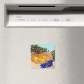 ヴァン・ゴッホ・ブルー・グローブのオレンジとレモン マグネット (インサイチュ (食洗機))