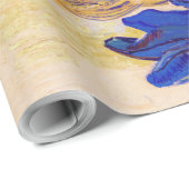 ヴァン・ゴッホ・ブルー・グローブのオレンジとレモン ラッピングペーパー (ロールコーナー)