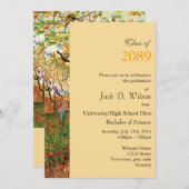 ヴァン・ゴッホ・ブロッサムの果樹園 招待状 (正面/裏面)