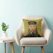 ヴァン・ゴッホ・ポストマン。ポートレート印象派芸術 クッション (椅子)