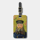 ヴァン・ゴッホ・ポストマン。ポートレート印象派芸術 ラゲッジタグ (正面縦)