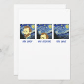 ヴァン·ゴッホ·ヴァン·ゴギン·ヴァン·ゴン·ペイ絵を描ンター·アーティスト シーズンカード (正面/裏面)