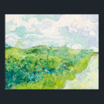 ヴァン・ゴッホ。緑の小麦畑のオーバー。印象主義 ポスター<br><div class="desc">ファンゴッホ「グリーン小麦畑、オーバー」ポスター。</div>