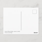 ヴァン・ゴッホ。緑の小麦畑のオーバー。印象主義 ポストカード (裏面)