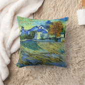 ヴァン・ゴッホ – 聖パウロ教会の景色 クッション (ブランケット)