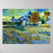 ヴァン・ゴッホ – 聖パウロ教会の景色 ポスター (正面)