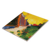 ヴァン・ゴッホ-通りイン・サントマリー，ヴィンテージ・アート タイル (側面)