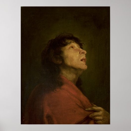 ヴァン・ダイク – 伝道者の聖ヨハネの頭 ポスター (正面)