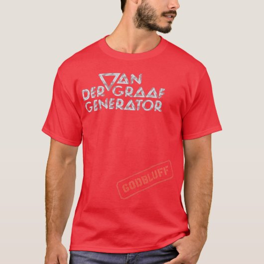 ヴァン・ダー・グラフ・ジェネレーター Godbluff 限定版P Tシャツ (正面)