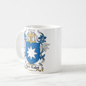 ヴァンAalstの家紋 コーヒーマグカップ (正面左)