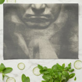 ヴァンBeethovenのポートレート キッチンタオル (折り畳み)