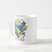 ヴァンCampenの家紋 コーヒーマグカップ (正面左)