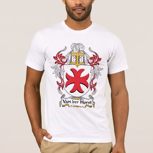 ヴァンder Horstの家紋 Tシャツ (正面)