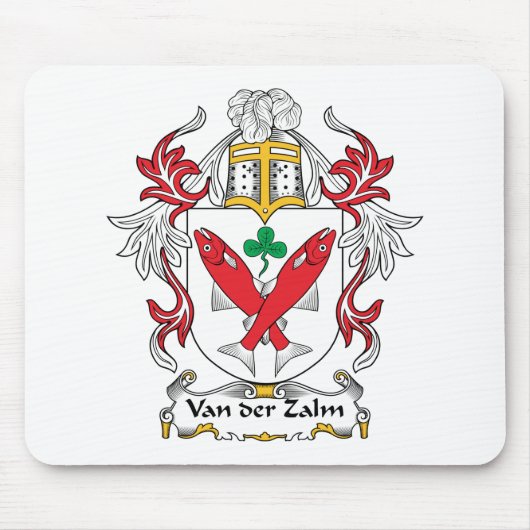 ヴァンder Zalmの家紋 マウスパッド (正面)