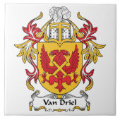 ヴァンDrielの家紋 タイル (正面)