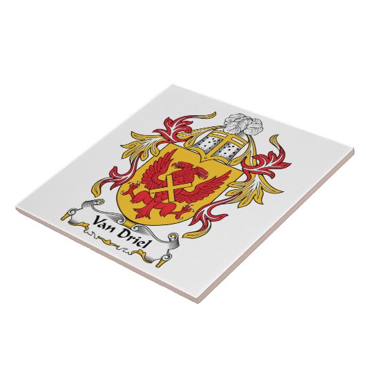 ヴァンDrielの家紋 タイル (側面)