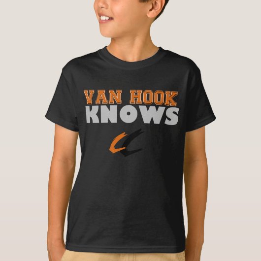 ヴァンHook KNOWSのフットボールの青年ワイシャツ Tシャツ (正面)