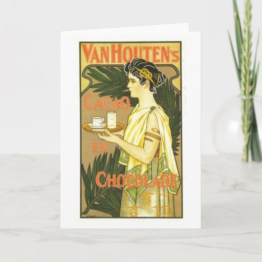 ヴァンHouten's Cacao en Chocolade 1899年 カード (正面)