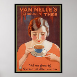 ヴァンNelle's Tea広告ポスター ポスター