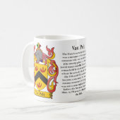 ヴァンPelt、起源、意味および頂上 コーヒーマグカップ (正面左)