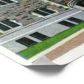 ヴァーサー大学テイラーホールの外観 ポスター (角)