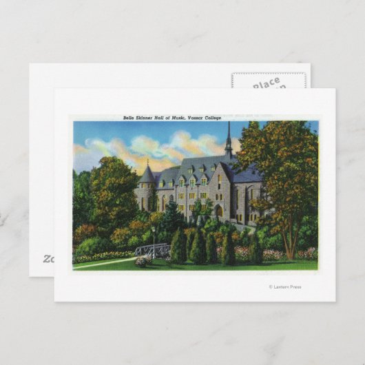 ヴァーサー大学ベルスキナー音楽堂 ポストカード (正面/裏面)