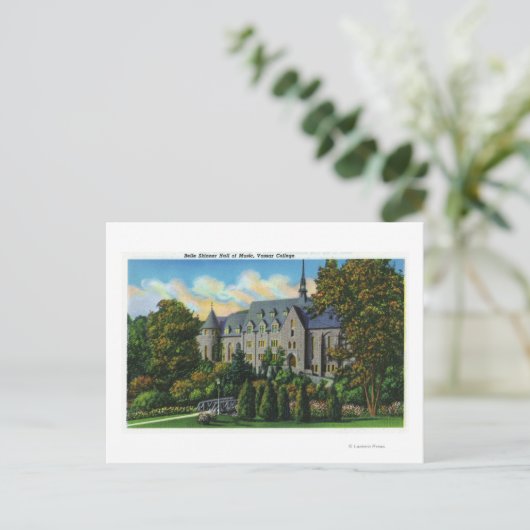 ヴァーサー大学ベルスキナー音楽堂 ポストカード (スタンド正面)