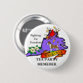 ヴァージニアのお茶会ボタン 缶バッジ (正面&裏面)