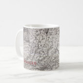 ヴァージニアの地図1612年 コーヒーマグカップ (正面左)