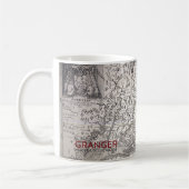 ヴァージニアの地図1612年 コーヒーマグカップ (左)