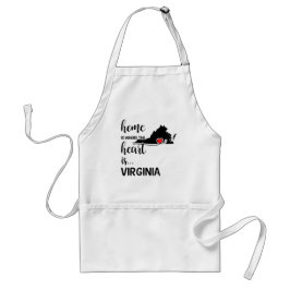 ヴァージニアの家はハート スタンダードエプロン