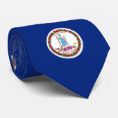 ヴァージニアの州の旗のデザイン ネクタイ (ロール)