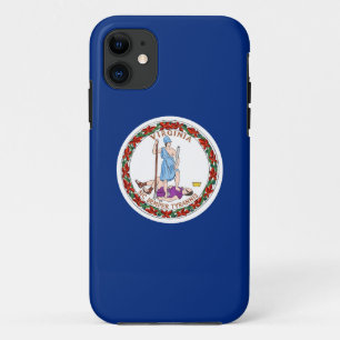 ヴァージニアの州の旗統一されたなアメリカ共和国の記号 iPhone 11 ケース