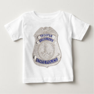 ヴァージニアの州警察官の警察は記章を付けます ベビーTシャツ