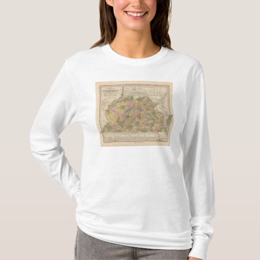 ヴァージニアの新しい地図 Tシャツ (正面)