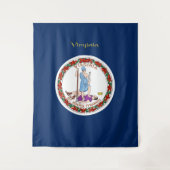 ヴァージニアの旗 タペストリー (正面)