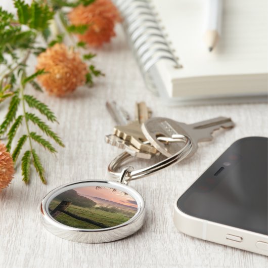 ヴァージニアの日没 キーホルダー (側面)