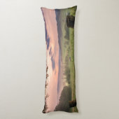 ヴァージニアの日没 ボディピロー (裏面 (縦))