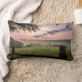 ヴァージニアの日没 ランバークッション (ブランケット)