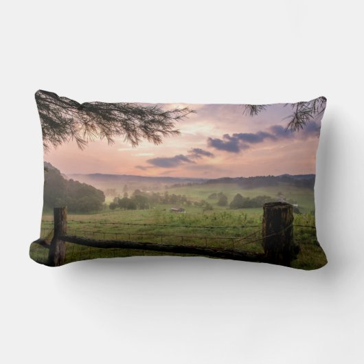ヴァージニアの日没 ランバークッション (正面)