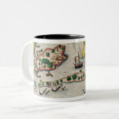 ヴァージニアの英国の到着 ツートーンマグカップ (正面左)