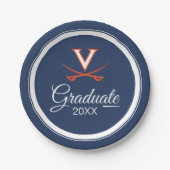 ヴァージニアの騎士|の卒業 ペーパープレート (正面)